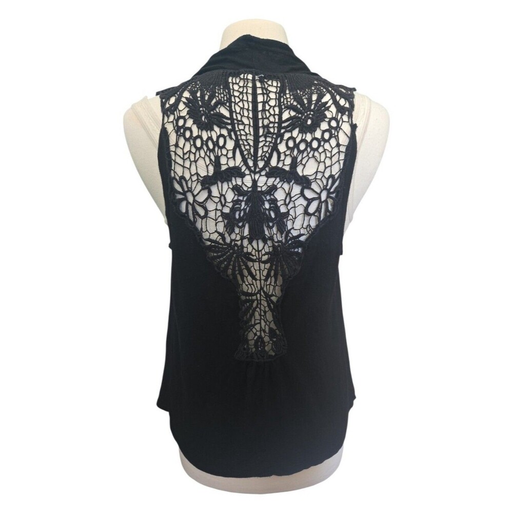 Vintage Love Culture open-front drape vest
